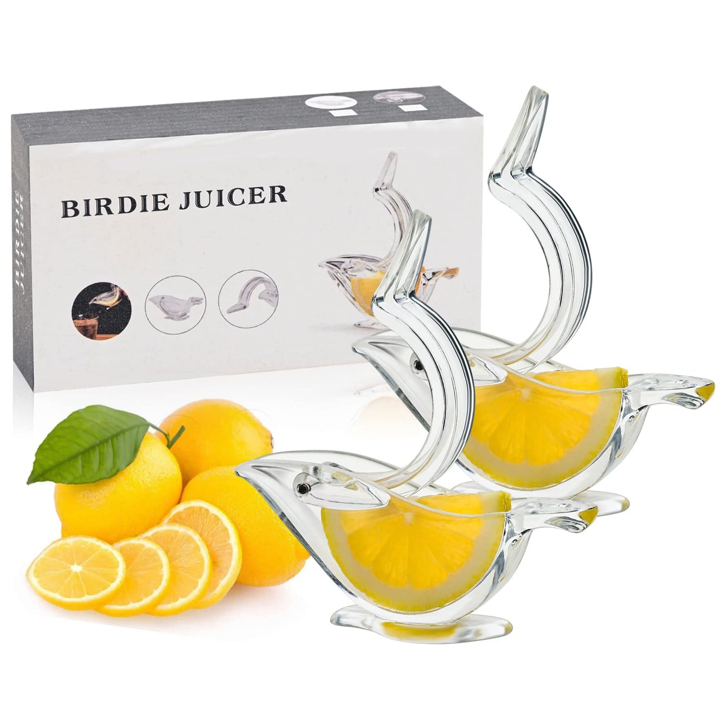 Bird Lemon Acrylic Manual Juice Lime Squeezer