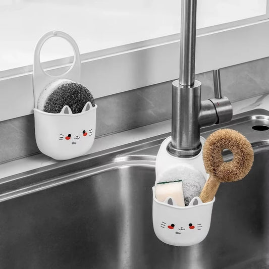 Cat Faucet Hanging Basket