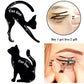 2pcs Cat Line Eye Makeup Template Eye Shadow Eyeliner Makeup Stencils
