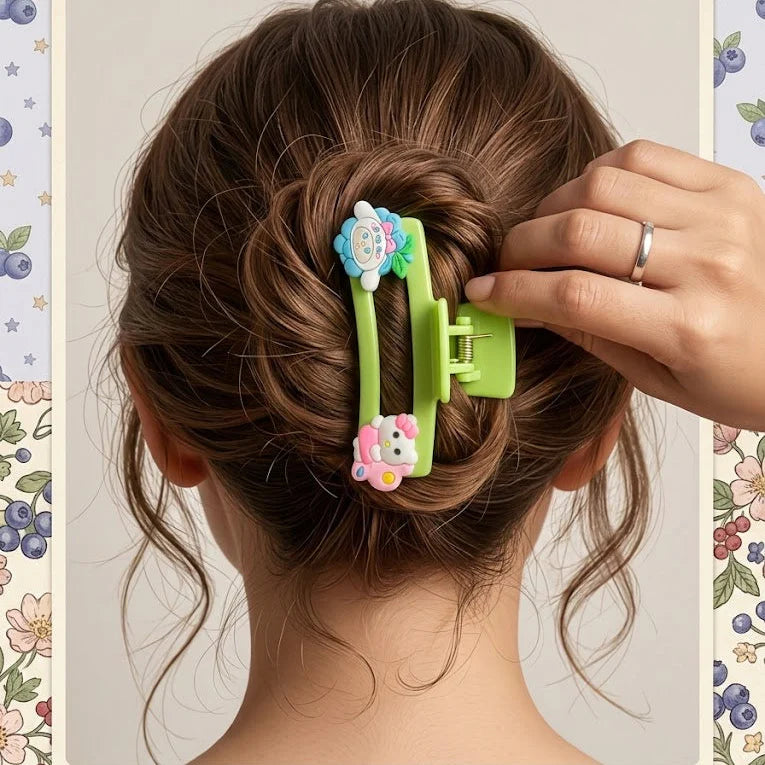  1Pcs Character Hair Clip

