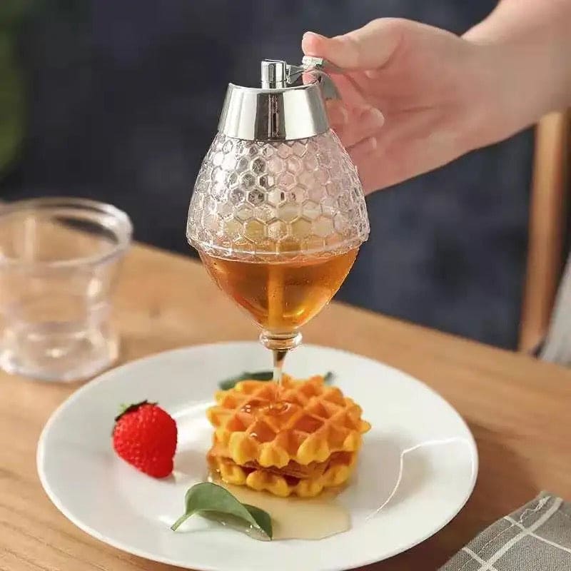 Clear Acrylic Honey Dispenser