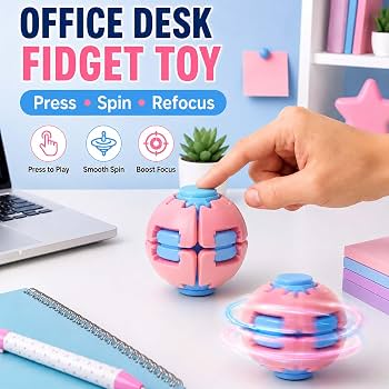 Colorful Fidget Spinner Ball – Fun Handheld Play Toy for Kids
