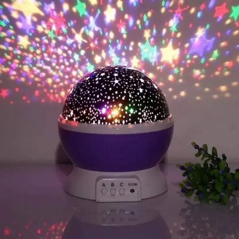 Cute Star LED Kids Baby Girl Bedroom Starry Sky Projector