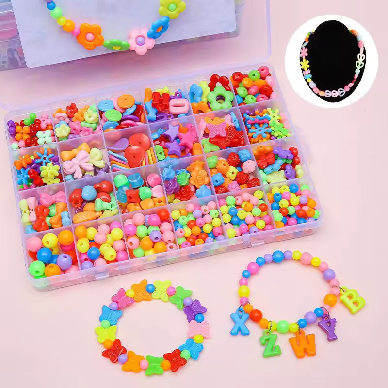 DIY Necklace & Bracelet Kit – Creative Beading Set for Children