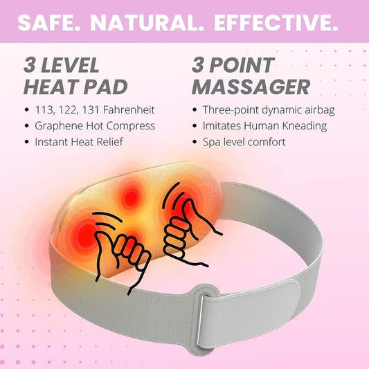 Smart Heating Pad Belt For Women Muscles Pain & Back Relief