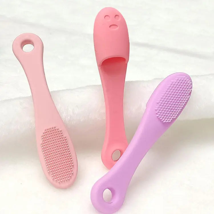 Soft Silicone Finger Face Scrubber Brush, Under One Dollar 