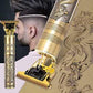 Gold Metal Rechargeable Electric Hair Barber Trimmer For Men