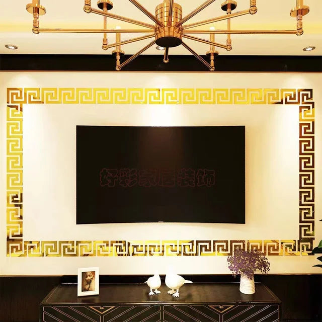  Golden Spiral Acrylic Border