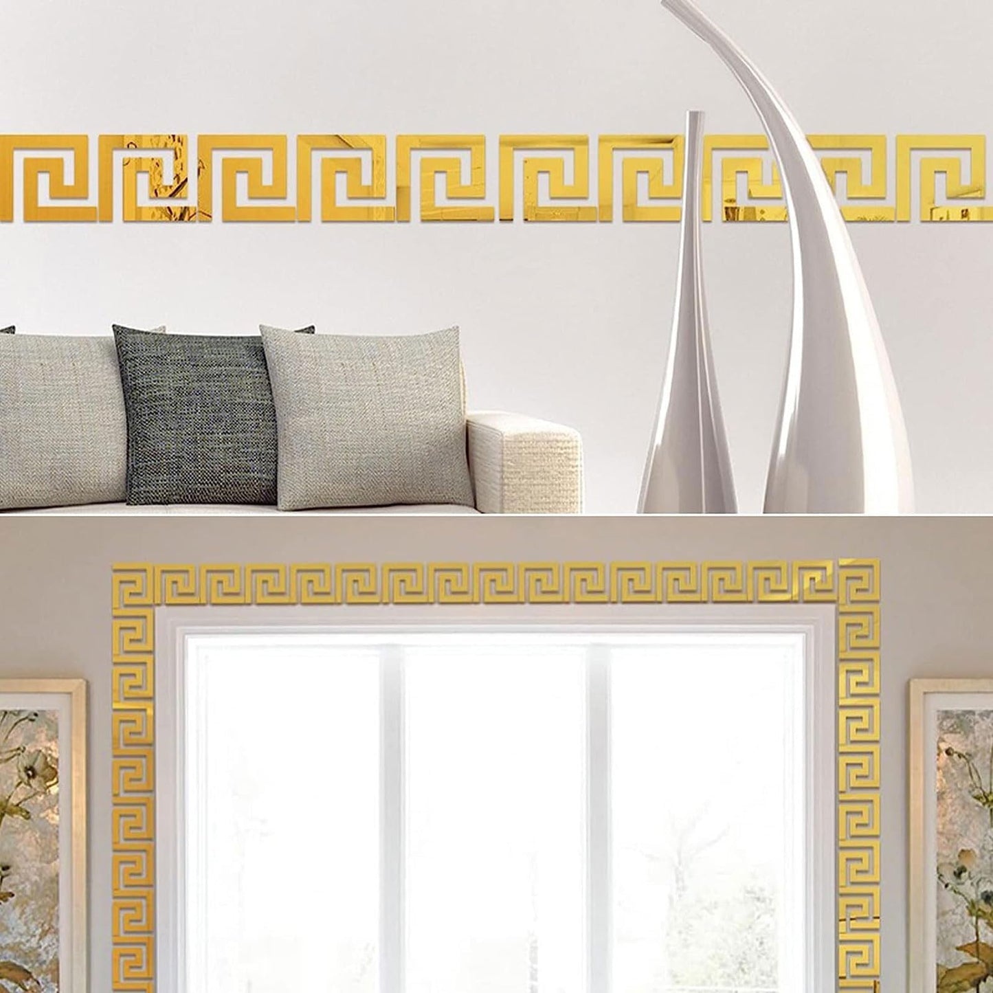  Golden Spiral Acrylic Border