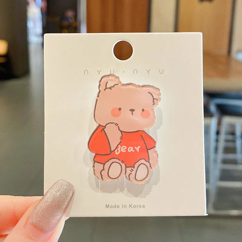 Cute Teddy Bear Badge Pin