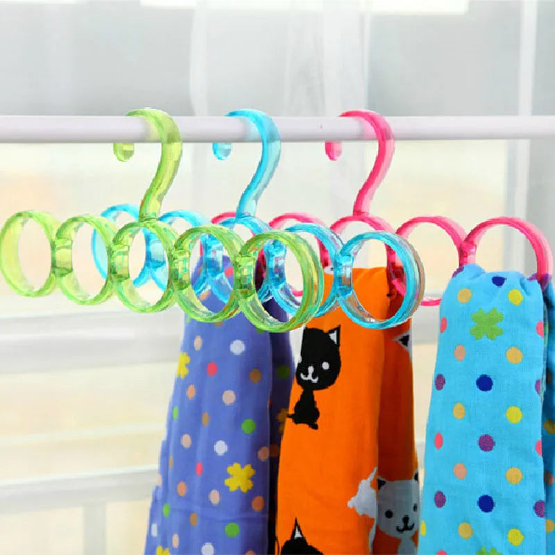 1 Pcs Multifunctional Round 5 Ring Hanger