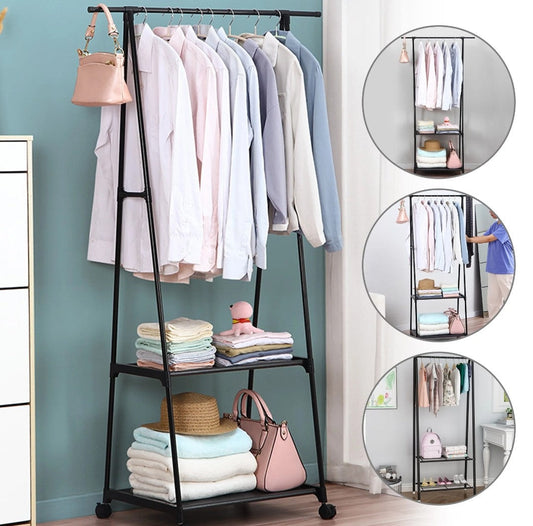 Heavy-Duty Triangle Coat Hanger – Multi-Functional Clothes Storage Rack