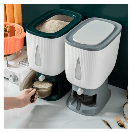 High-Grade 10KG Rice Dispenser Container, Kitchen Accessories 