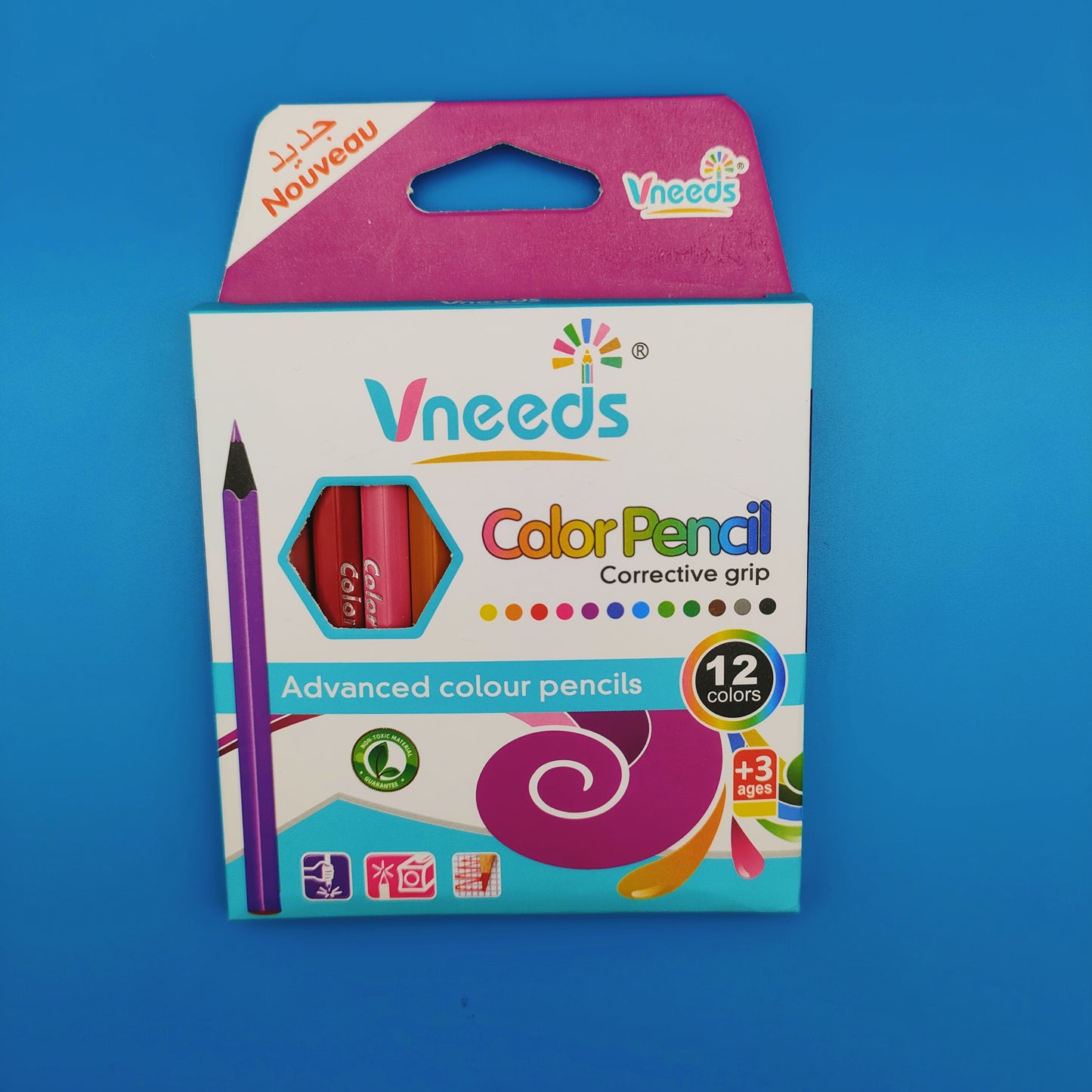 12 Piece High Quality Pencil Colours