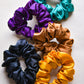 Pack Of 3 High Quality Silk Scrunchies - Mix Colors