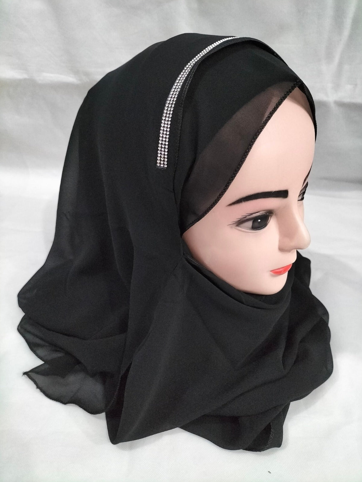 Instant  Ready To Wear Double Loop Hijab Scarf