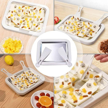 Instant Ice Cream Maker Tray, Kitchen Accessories