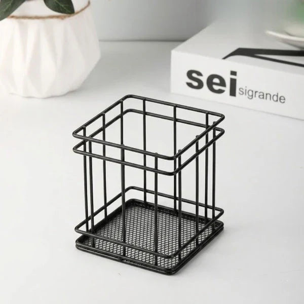 Iron Storage Basket for Desktop – Strong, Modern & Handy