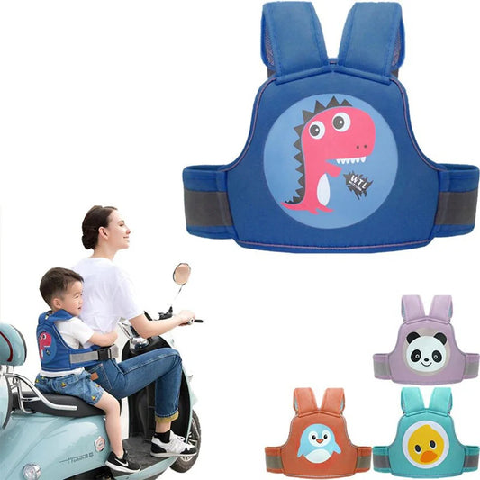 Kids Adjustable Bicycle Safety Harness Strap For Secure Riding