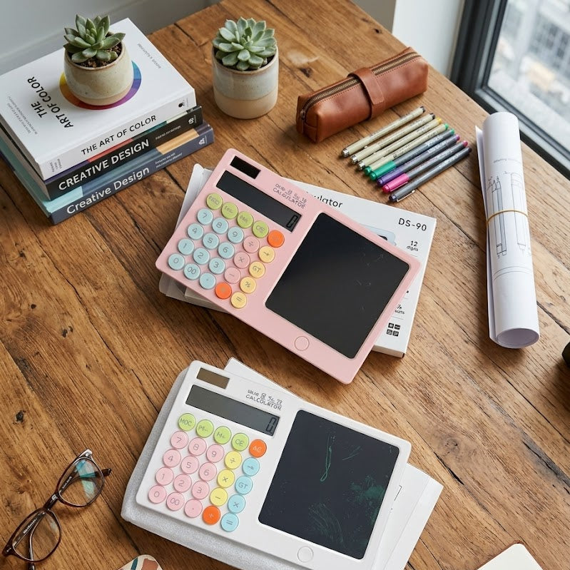 LCD Calculator With Built In Notepad