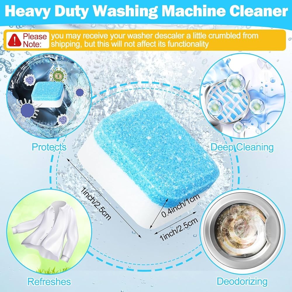 Laundry Machine Cleaning Tablets – Washing Machine Care Kit