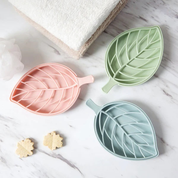 Leaf Shape Soap Holder Non Slip Soap Box, Under One Dollar