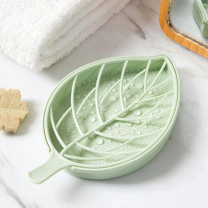 Leaf Shape Soap Holder Non Slip Soap Box, Under One Dollar