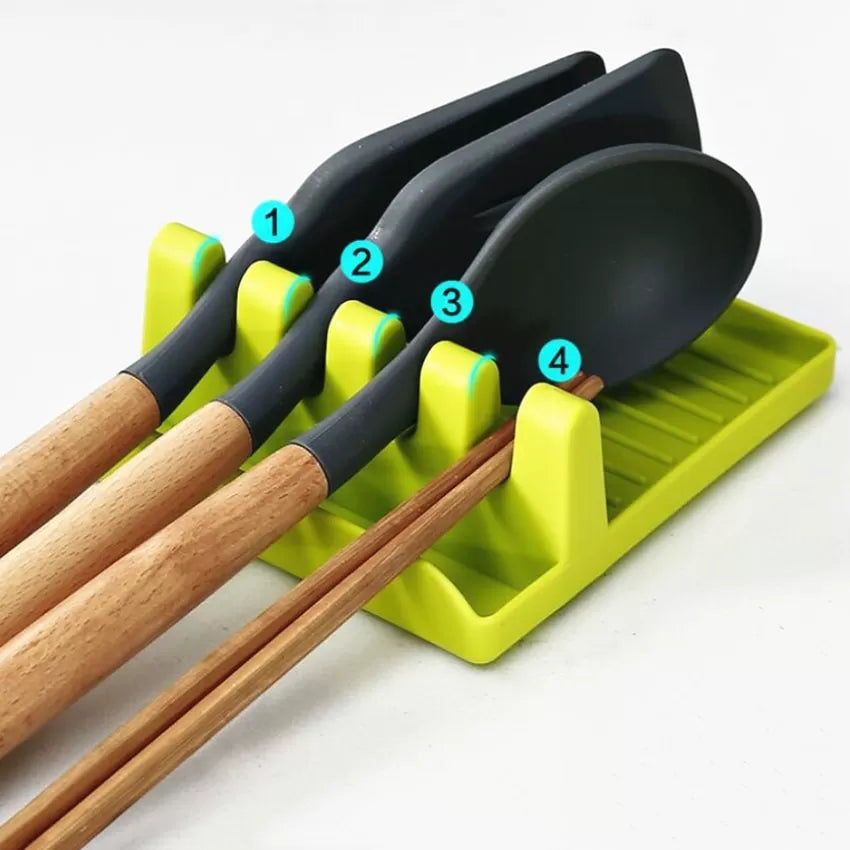 1 PC Lid and Spoon Rest Kitchen Organizer