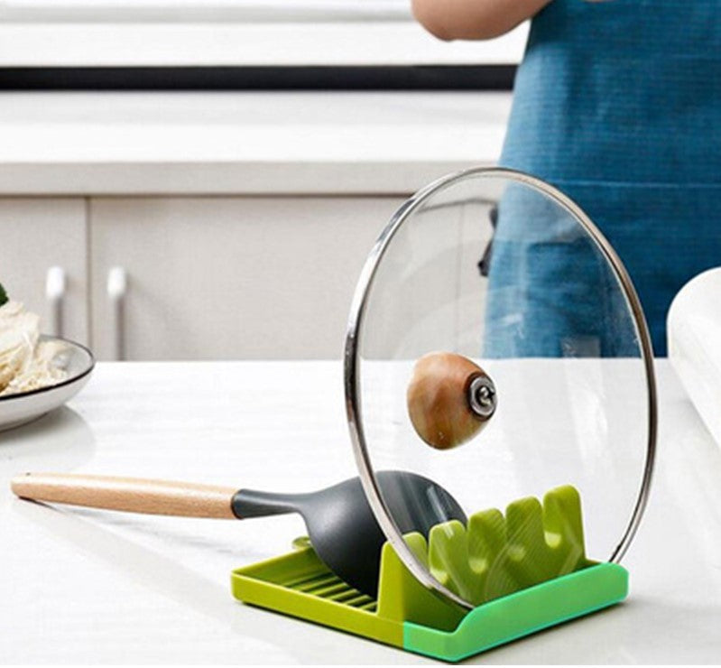 1 PC Lid and Spoon Rest Kitchen Organizer