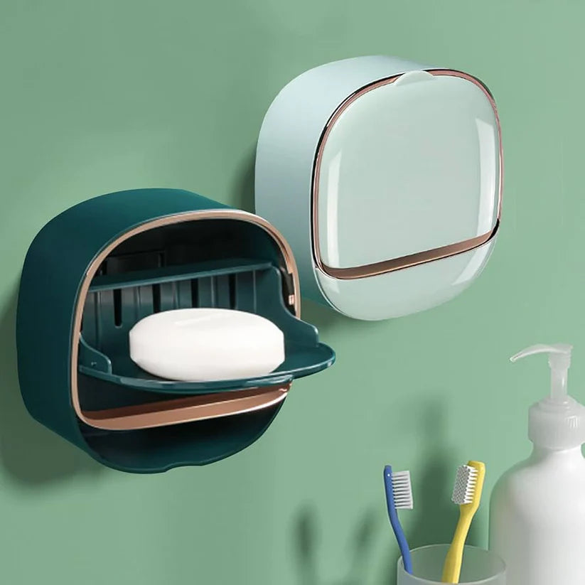 Luxury Bath Soap Holder With Water Drain Tray, Home and Living 