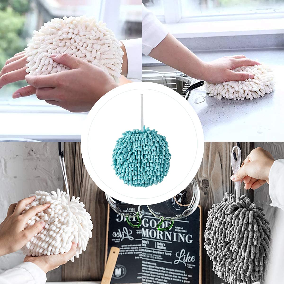 Microfiber Ball Sponge, Home and Living 