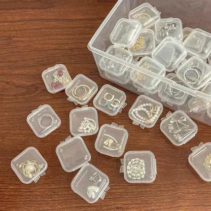 Portable Mini Clear Jewellery & Accessories Box