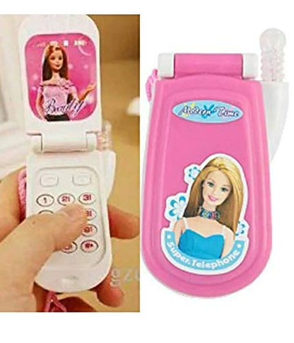 Mini Flap Style Barbie Musical Mobile Phone Toy