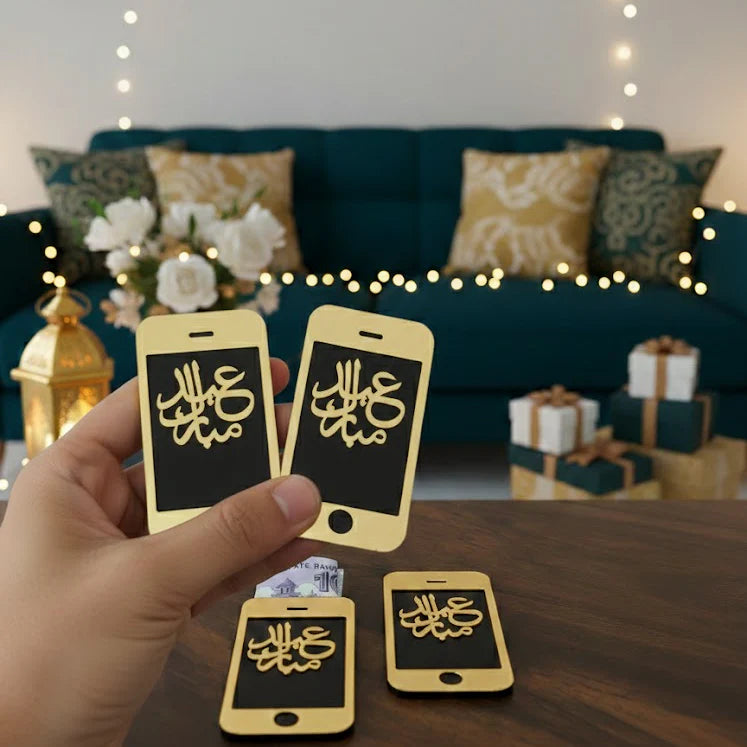 Cute Phone Shaped Eidi Case, Home and Living 