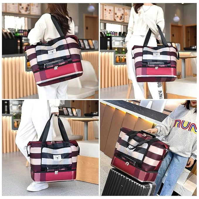 Multicolor Expandable Bag