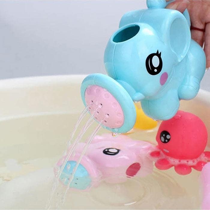 New Baby Cartoon Elephant Shower Baby Bath Cup