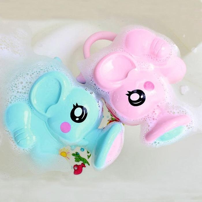 New Baby Cartoon Elephant Shower Baby Bath Cup