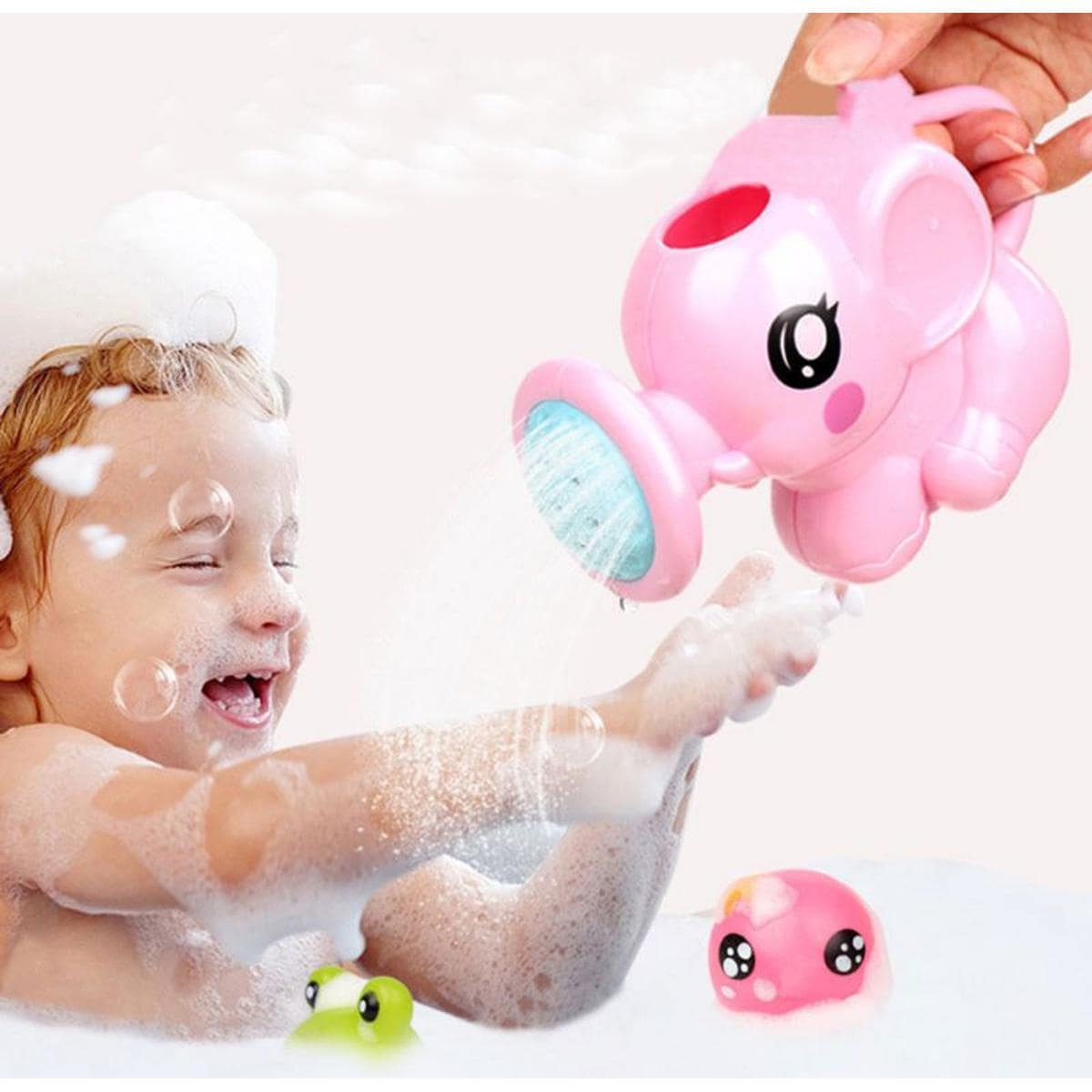 New Baby Cartoon Elephant Shower Baby Bath Cup