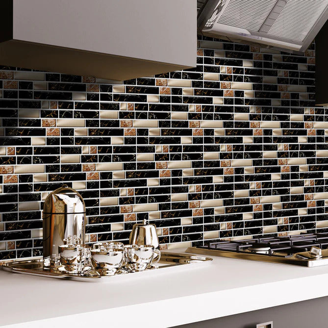 New 24Pcs Brick Tile Stickers