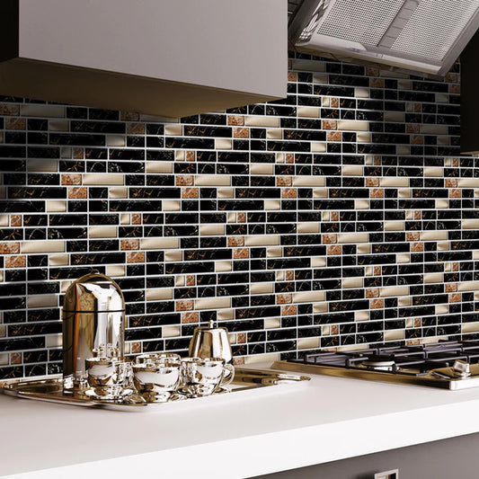 New 24Pcs Brick Tile Stickers