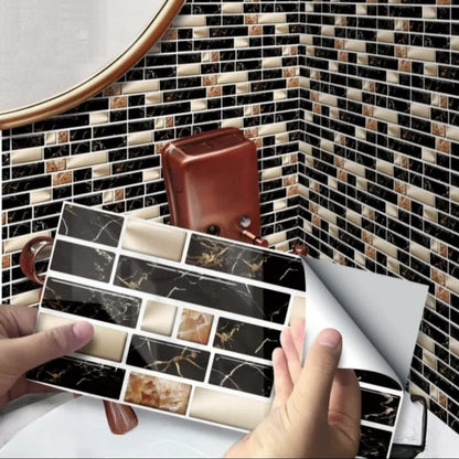 New 24Pcs Brick Tile Stickers