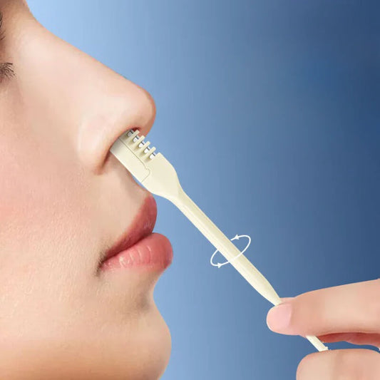 2 Pcs Portable Manual Nose Hair Trimmer