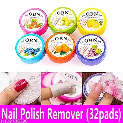 OBN Pack Of 2 Nail Polish Remover