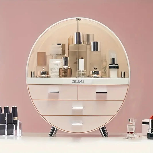 Oval Shaped Cosmetic Organizer, Jewerly and Cosmetic Organizer 