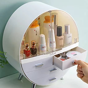 Oval Shaped Cosmetic Organizer, Jewerly and Cosmetic Organizer 