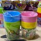 Pack of 4 Kidco Kids Cartoon Characters Glass