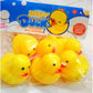Pack of 6 Chu chu sound Ducks pure safe Rubber Material for Bathtubs