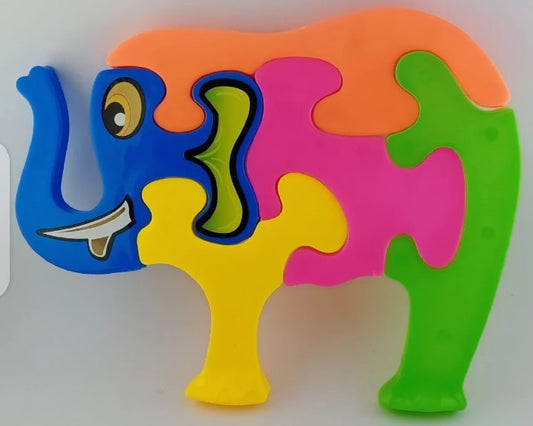 Personalized Elephant Educational Puzzle For Kids