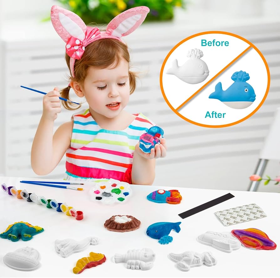 Plaster Painting Kit for Kids – Fun DIY Craft Activity Set