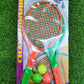 Plastic Tennis Ball Racket Outdoor Sports Toy for Kids (1 Set)
